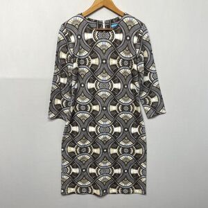 J. McLaughlin 3/4 Sleeve Devon Sheath Dress Size Medium B362 -23